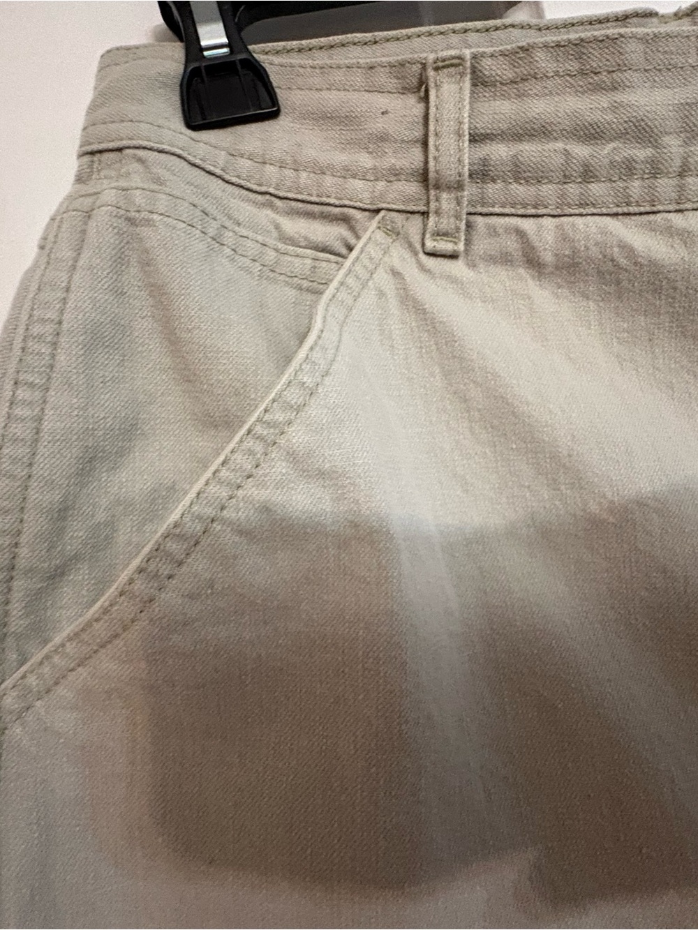 Gloria Vanderbilt Light Khaki Women's Jean Shorts - Picture 5 of 7